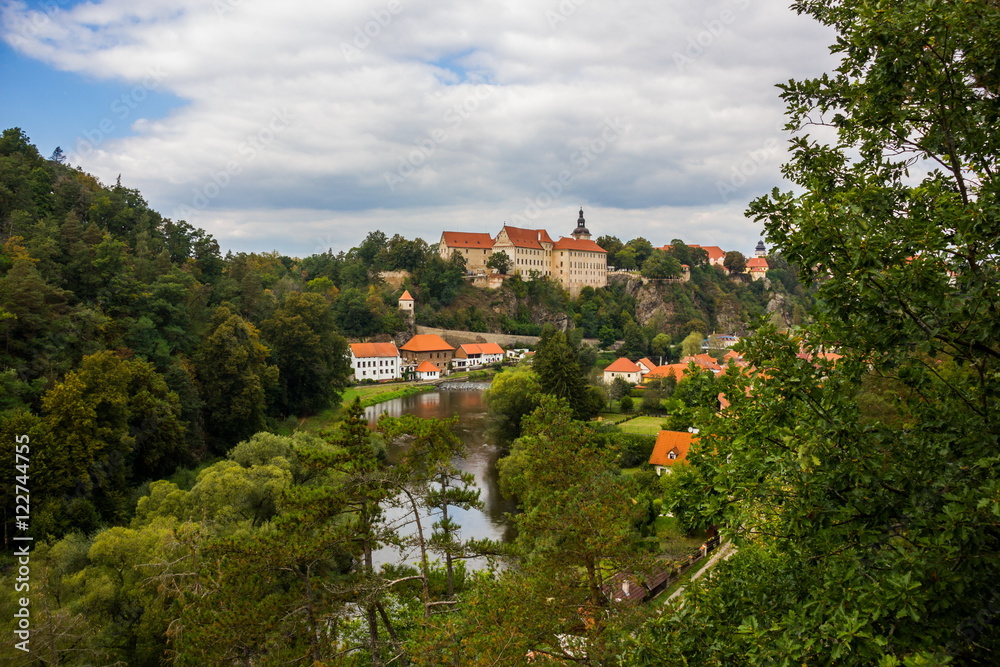 Castle Bechyne, South Bohemia, Czech Republic.