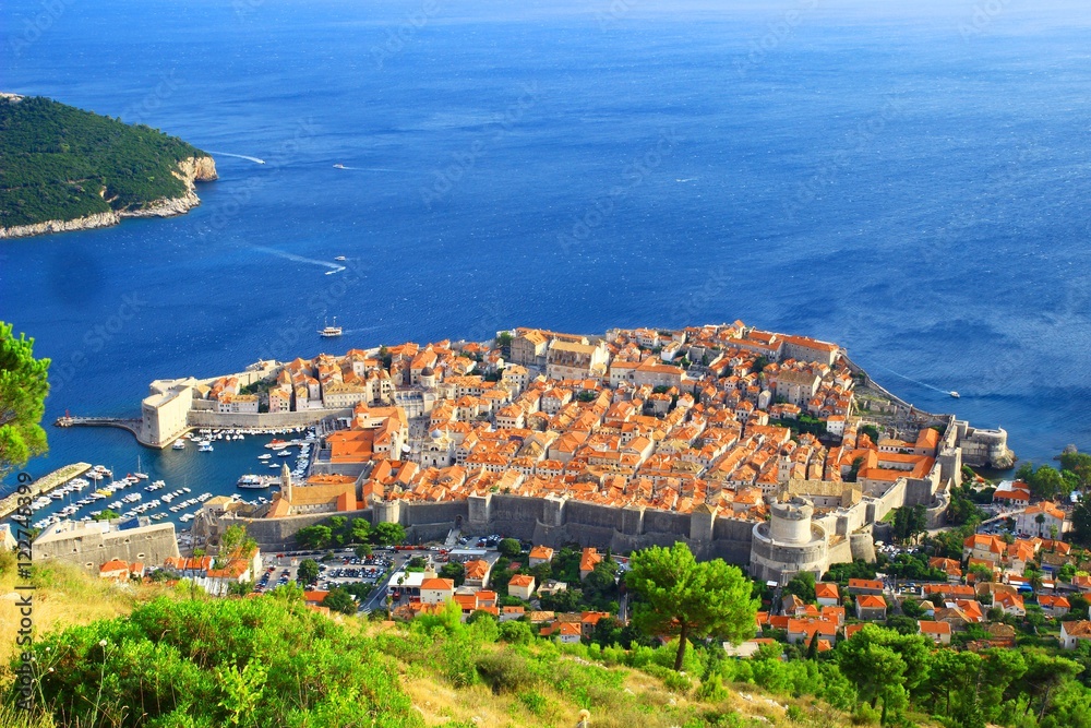 World touristic destination, Dubrovnik in Croatia