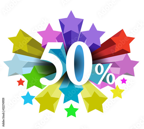 Fifty per cent discount