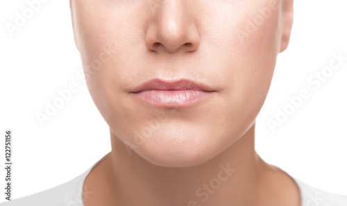 Part of woman's face.