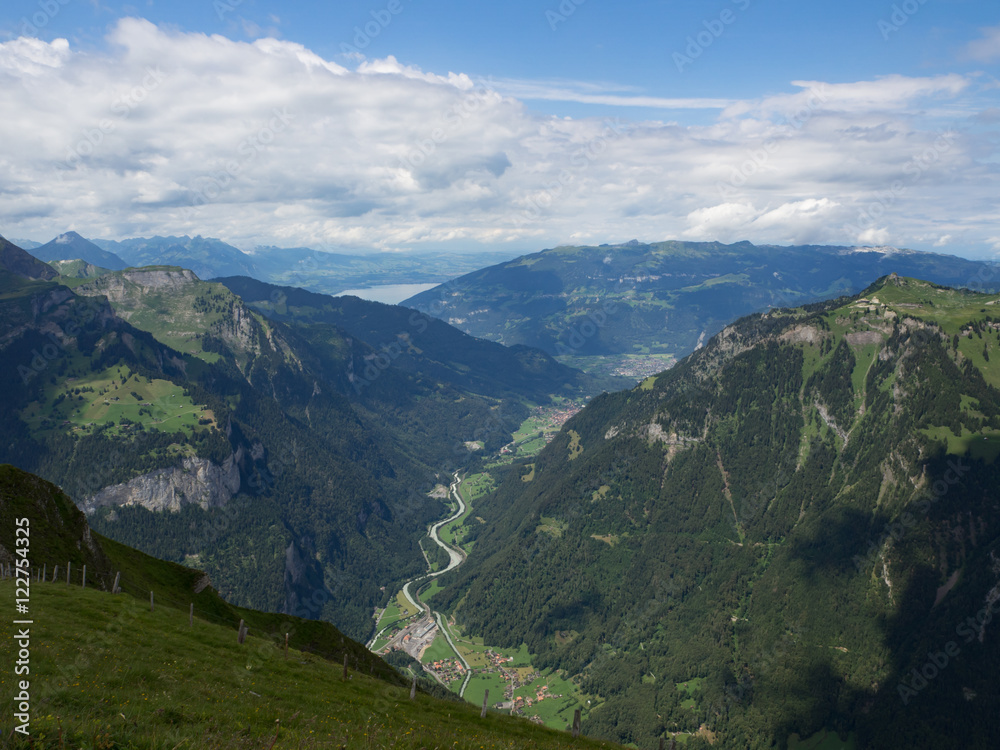 vistas desde Männlichen , Suiza, en el verano de 2016 OLYMPUS DIGITAL CAMERA