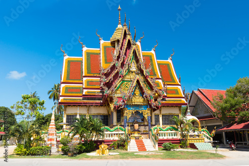 Wat Plai Laem temple at Samui Island, Thailand. photo