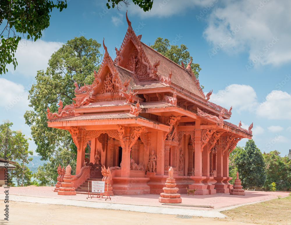 Wat Sila Ngu buddhist temple in Hua Thanon, Koh Samui, Thailand