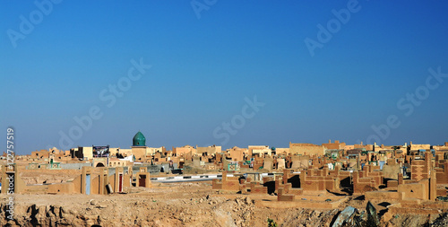 An-Najaf muslim cemetery, largest in the world, Iraq photo