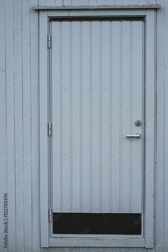 Traditional Grey Painted Wooden Doorway Traditional Grey Painted Wooden Doorway