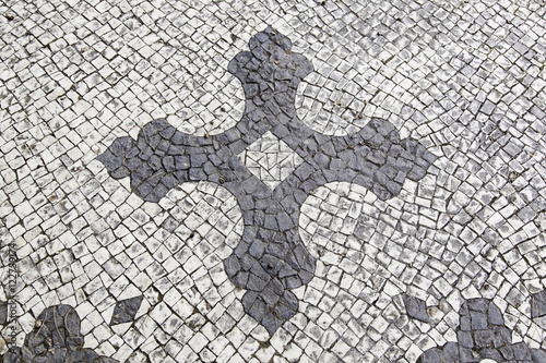 Mosaic urban street