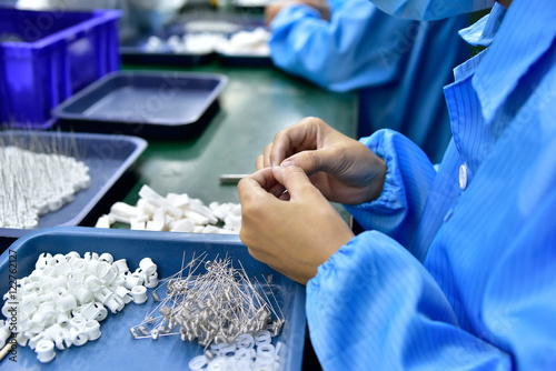 Worker's hands