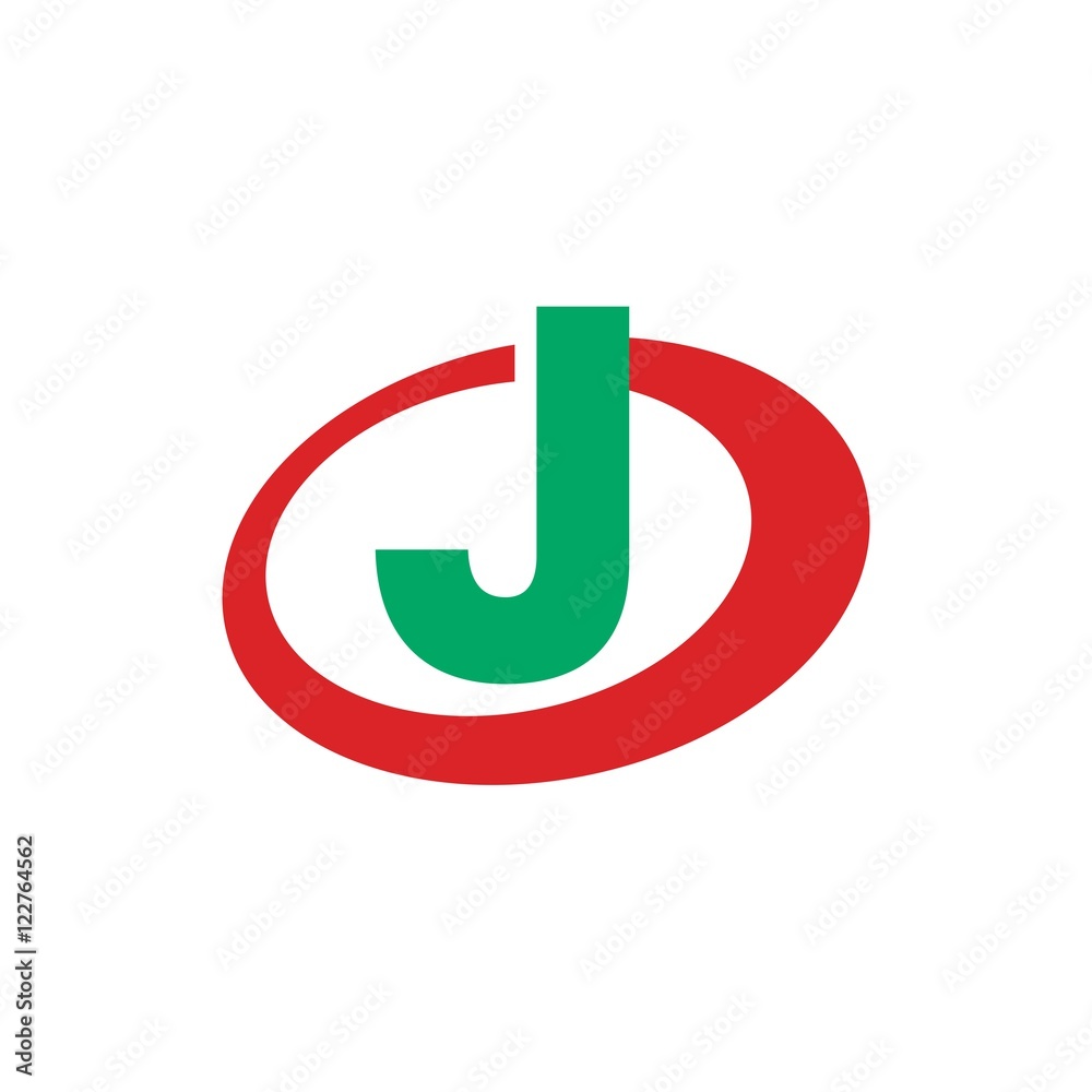N letter initial in oval logo design N letter initial in oval logo design
