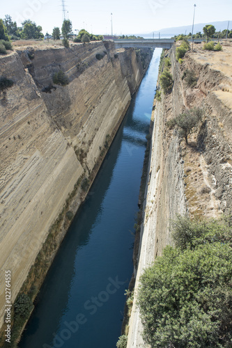 Kanal von Korinth, Griechenland photo