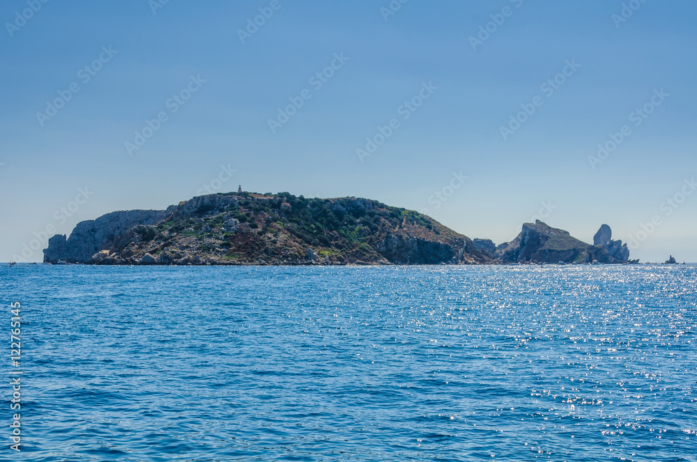Medes Islands near Estartit in Spain
