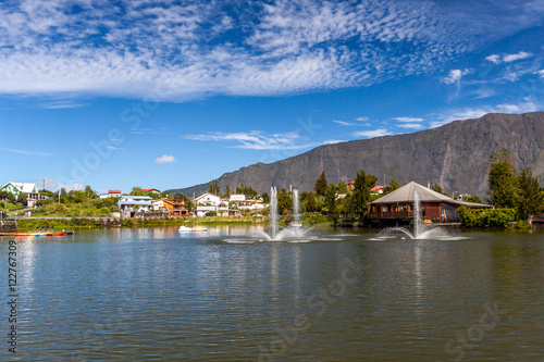 Paysage de Cilaos à l'île de la Réunion
La mare à joncs photo