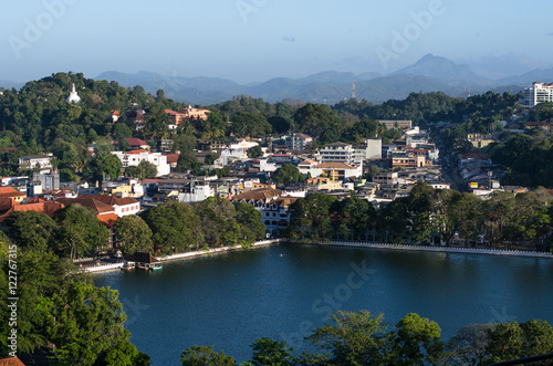 View on Kandy City, Sri Lanka