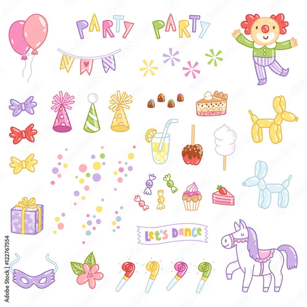 Fototapeta premium Party accessories