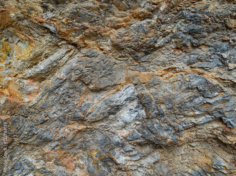 Naklejka premium Natural stone texture, rock wallpaper.