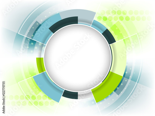 Abstract vector futuristic background with place for your content.