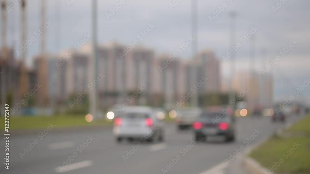 Traffic Jam in the city. Traffic Jam in the city.