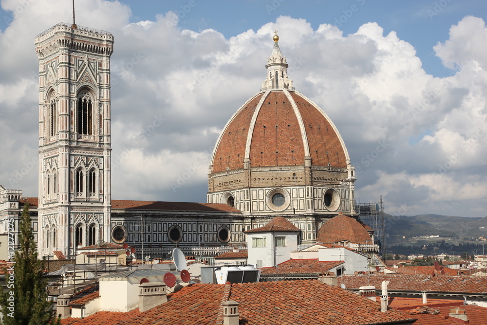 The famous Cathedral of Santa Maria del Fiore, Florence, Italy.J