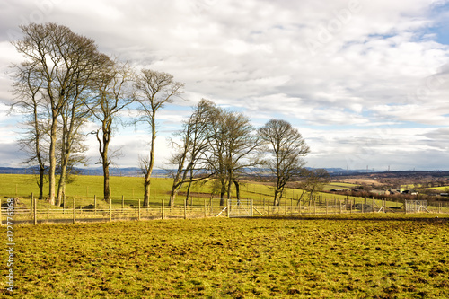 Farmland in West Lothian, Scotland
