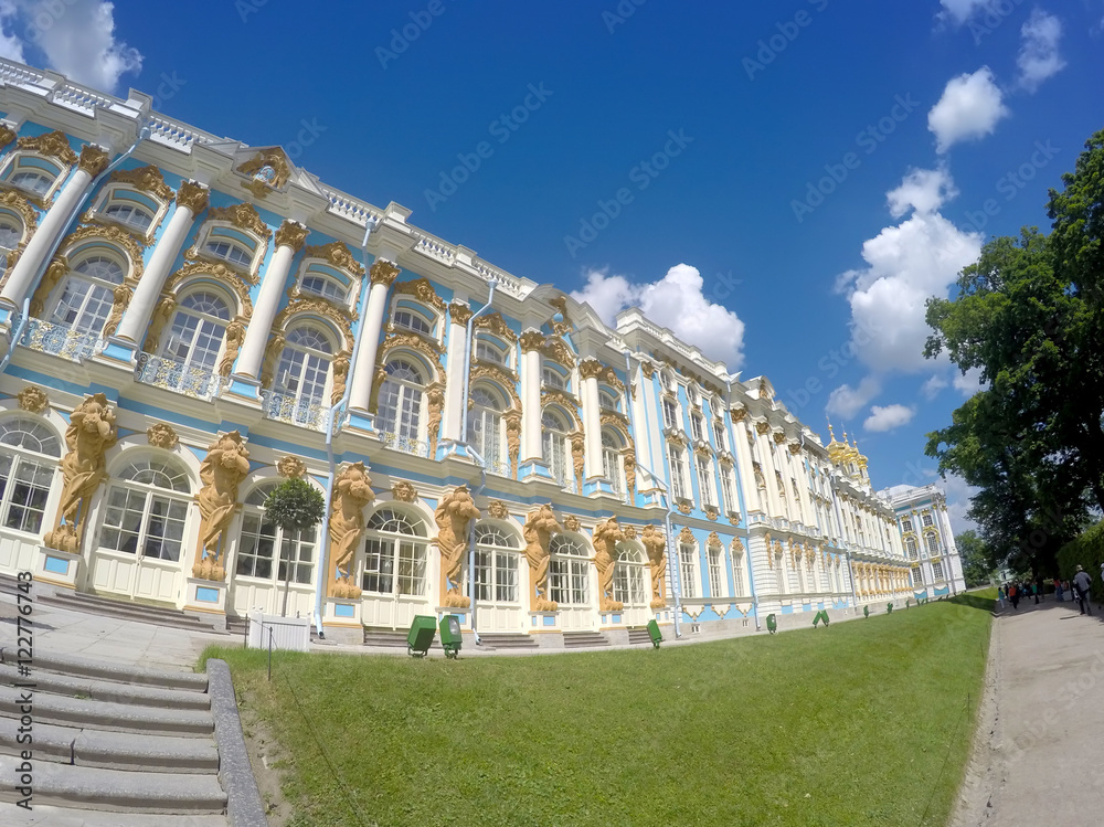 Fototapeta premium Katherine's Palace hall in Tsarskoe Selo (Pushkin), Russia