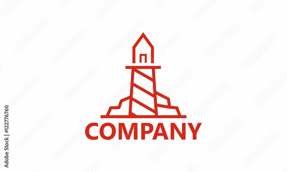 Lighthouse Logo Company Custom
