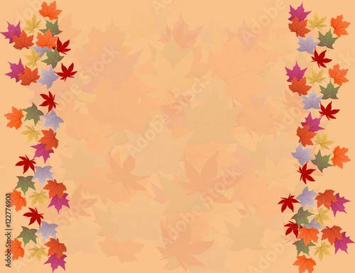 background with autumn leaves © liagloss