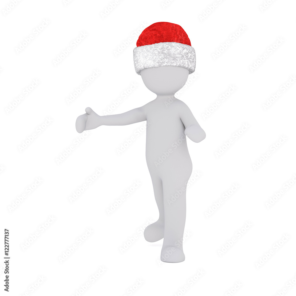 Weihnachtswichtel mit Geschenk zu Weihnachten