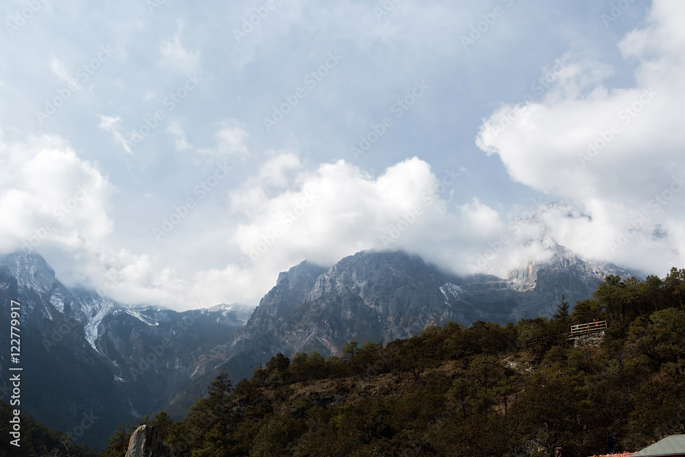 Blue Moon Valley of Lijiang located at Yunnan, China