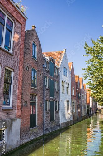 Old warehouses along a canal in Alkmaar