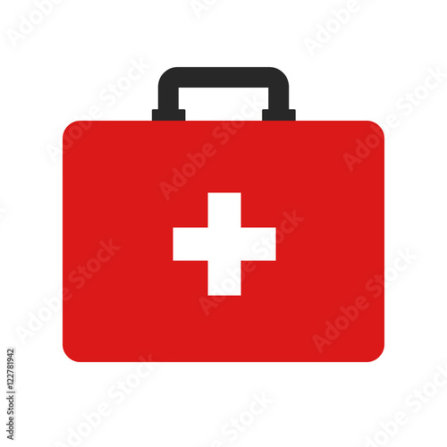 Flat icon first aid. Medical icon. Vector illustration.