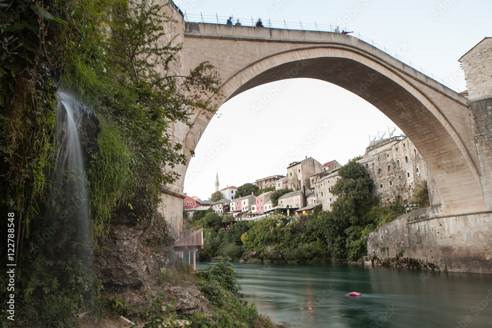 The old bridge in Mostar, Bosnia and Herzegovina 