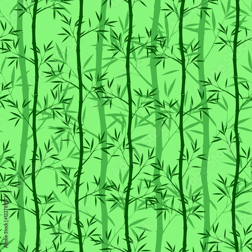 Vector seamless bamboo pattern2