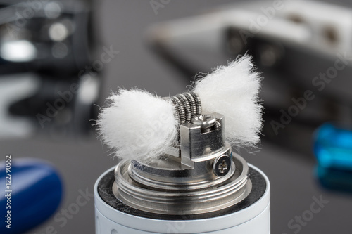 Multistrand Ribbon Fused Clapton on a dripper gold photo