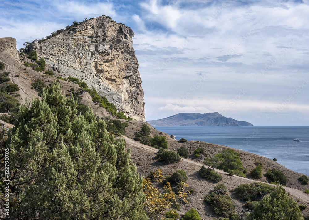 Crimean peninsula, the village of New World surroundings.