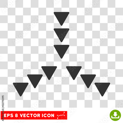 Inside Direction round icon. Vector EPS illustration style is flat iconic symbol, gray color, transparent background.