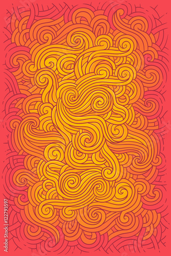 Vector illustration hippie background i