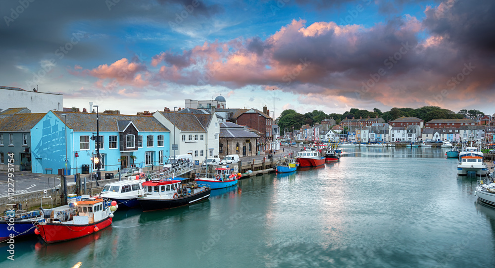 Weymouth in Dorset - obrazy, fototapety, plakaty 