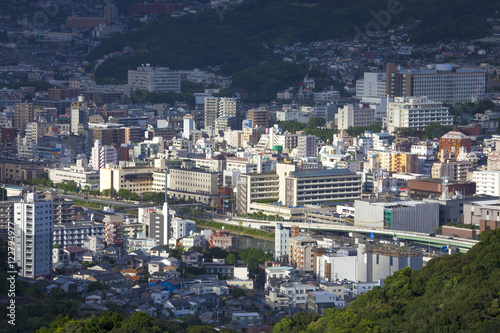 view of Nagasaki city  Japan