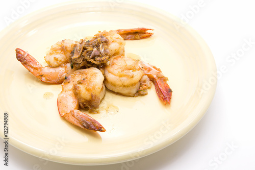 Shrimp with garlic pepper