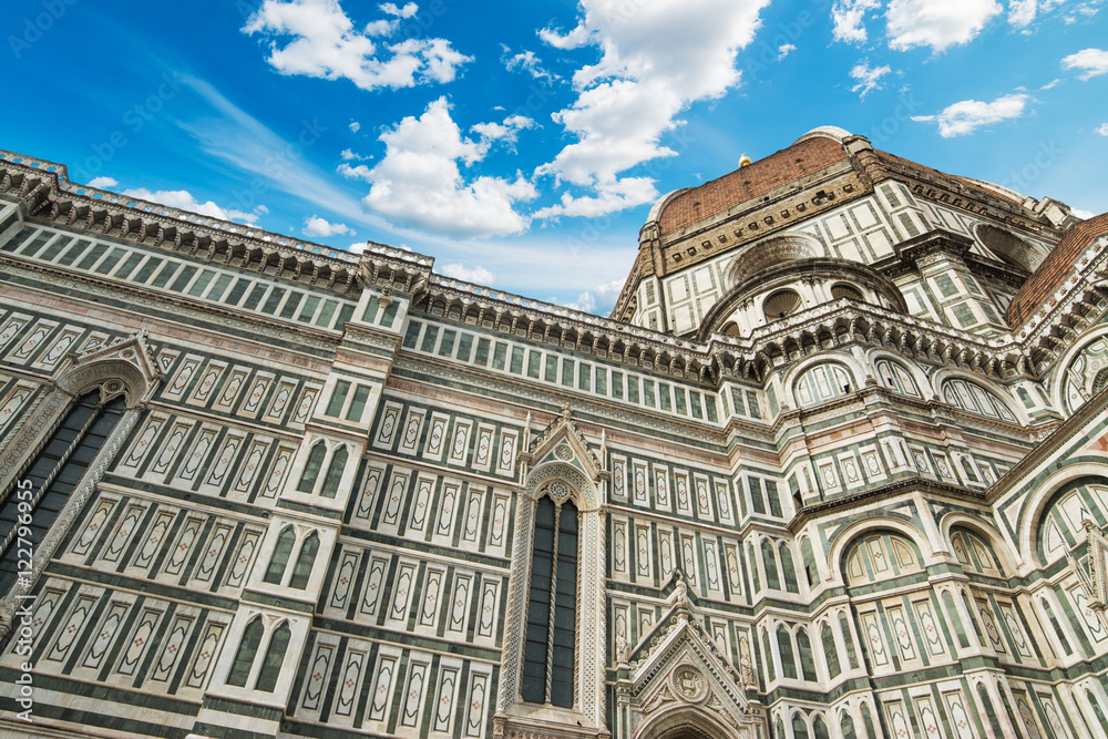 Florence Duomo under a blue sky