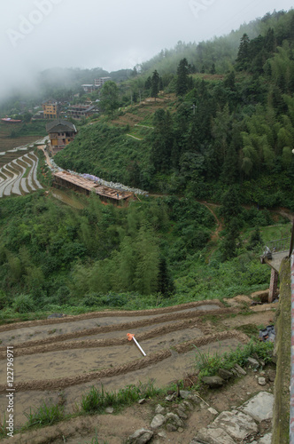 Longsheng rice terraces, Dazhai, Guilin, China photo