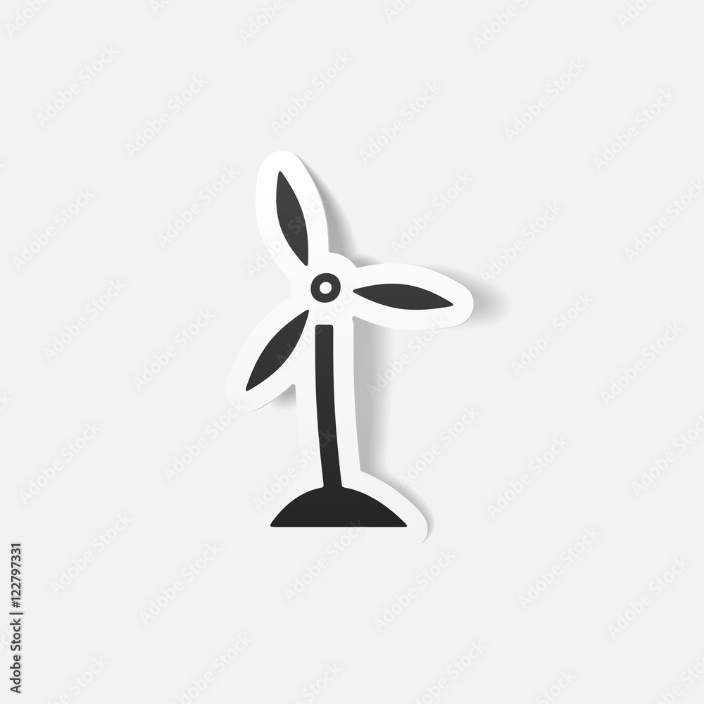 realistic design element: wind turbines realistic design element: wind turbines