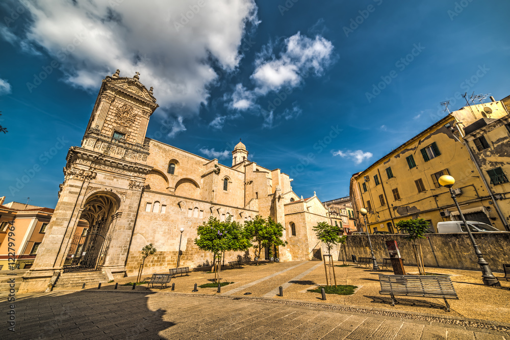 Fototapeta premium San Nicola under clouds