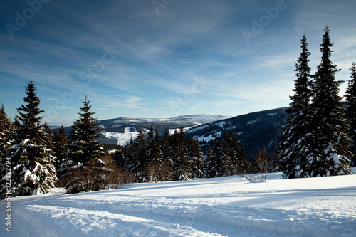 Winter mountains