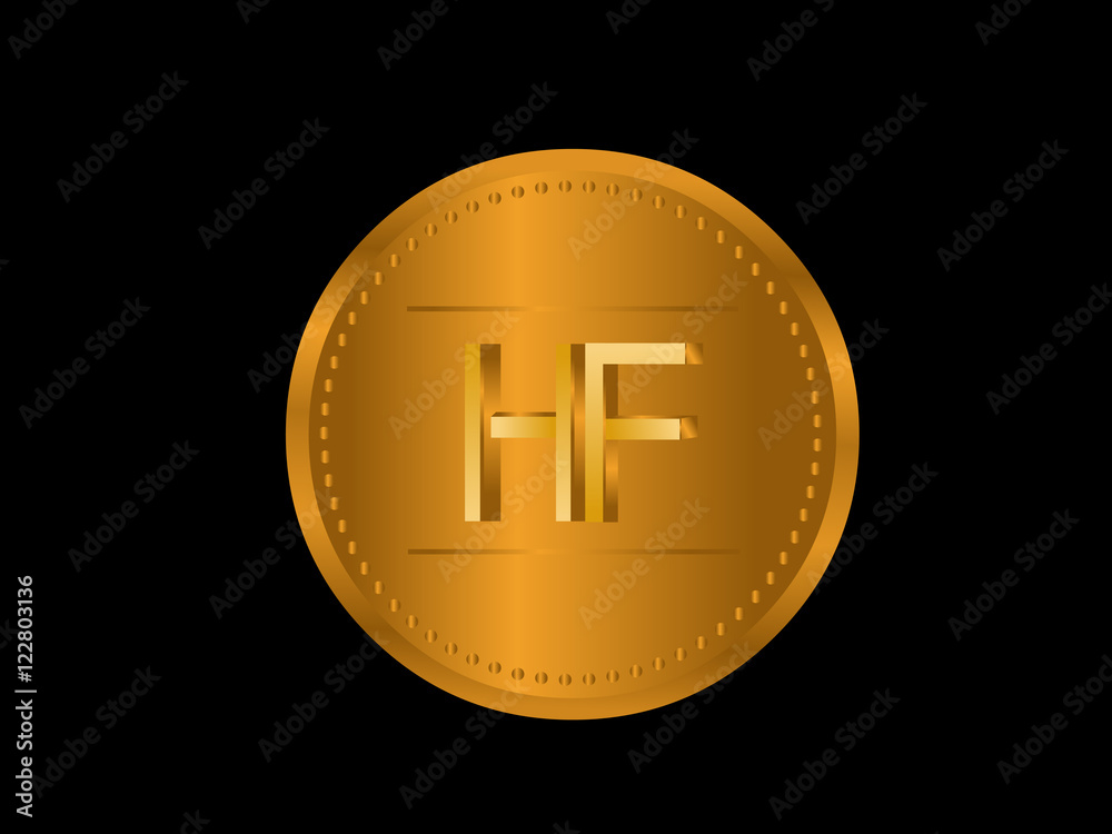 HF Initial Logo for your startup venture HF Initial Logo for your startup venture