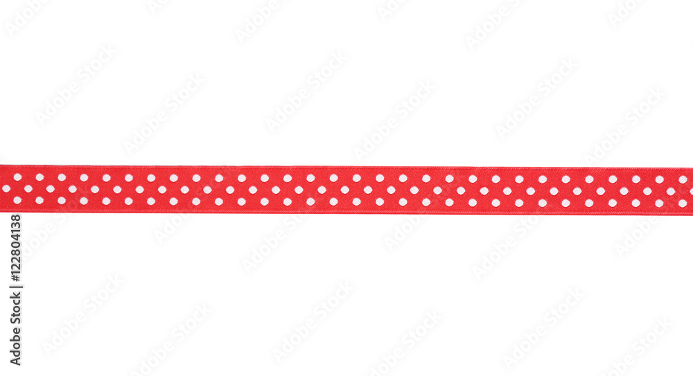 Silk ribbon isolated on white Silk ribbon isolated on white