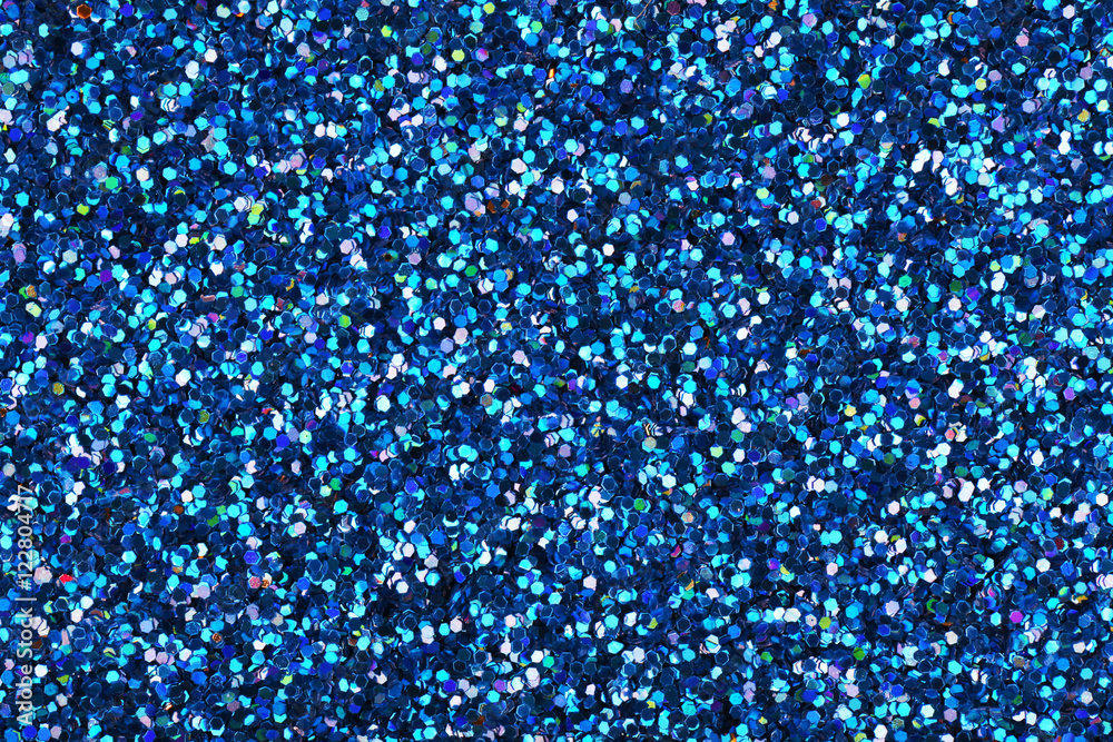 Blue glitter background Blue glitter background