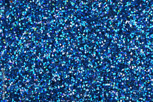 Blue glitter   background