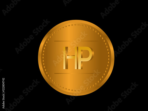 HP Initial Logo for your startup venture