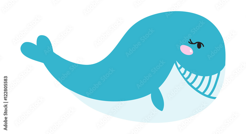 Whale vector illustration. Whale vector illustration.