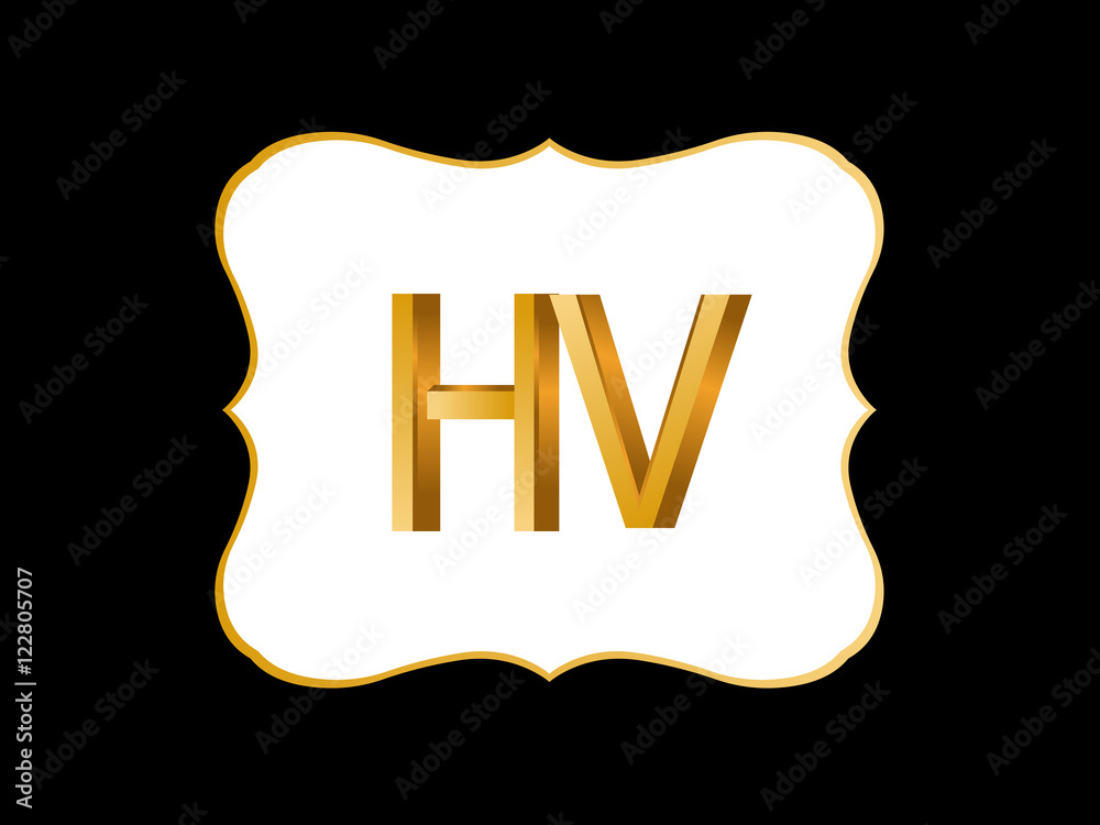 HV Initial Logo for your startup venture HV Initial Logo for your startup venture